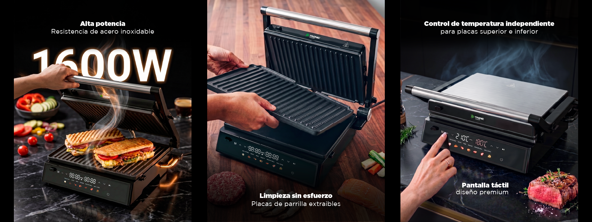Parrilleras eléctricas Gtronic