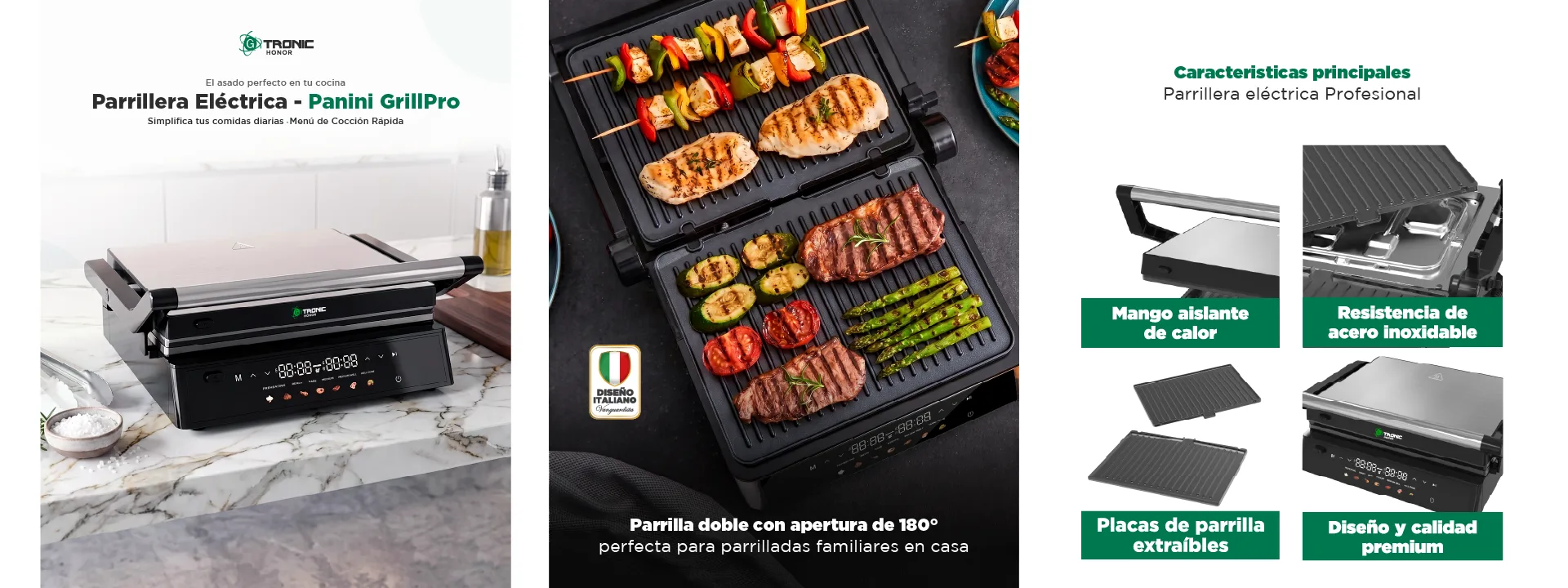 Parrilleras eléctricas Gtronic