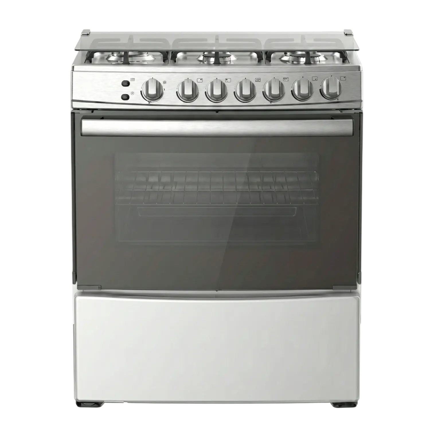 GTRONIC COCINA A GAS 30P ACERO INOXIDABLE