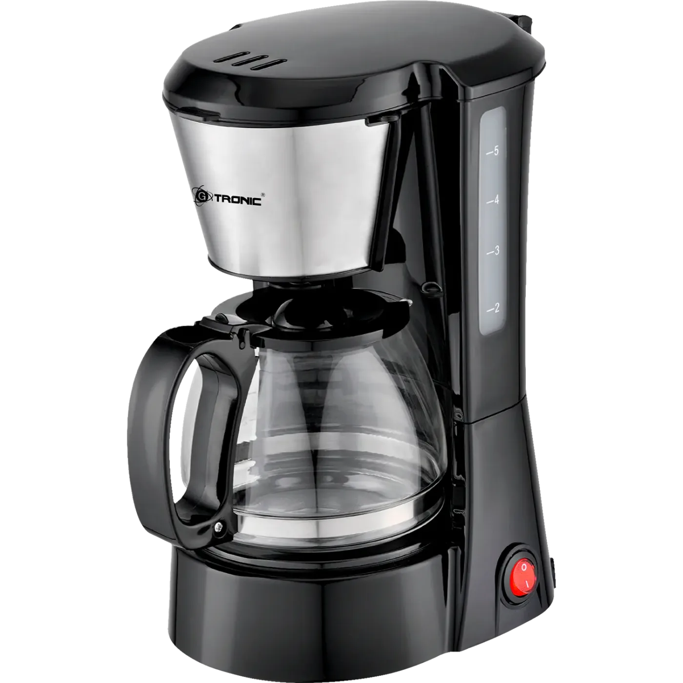 GTRONIC CAFETERA BLACK 750ML 5 TAZAS