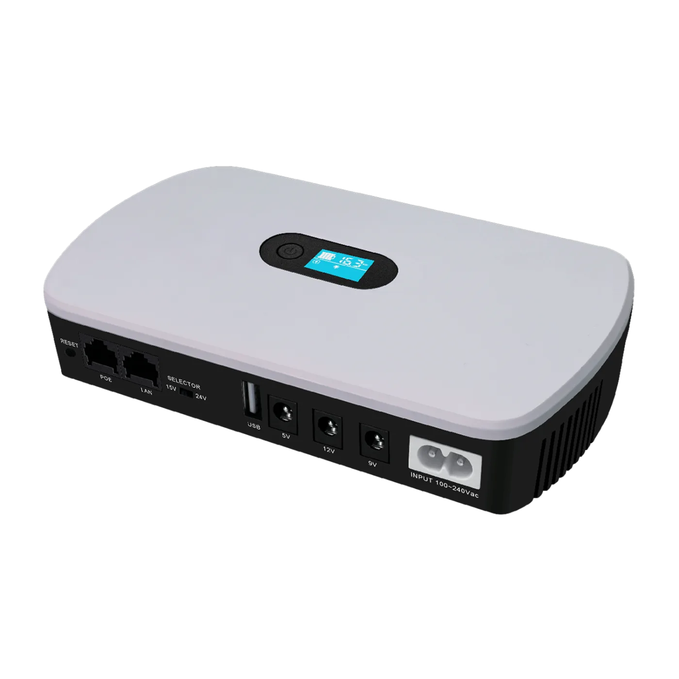 BATERIA DE RESPALDO GTRONIC LIFEPO4 8.000 MAH CON PANTALLA LCD