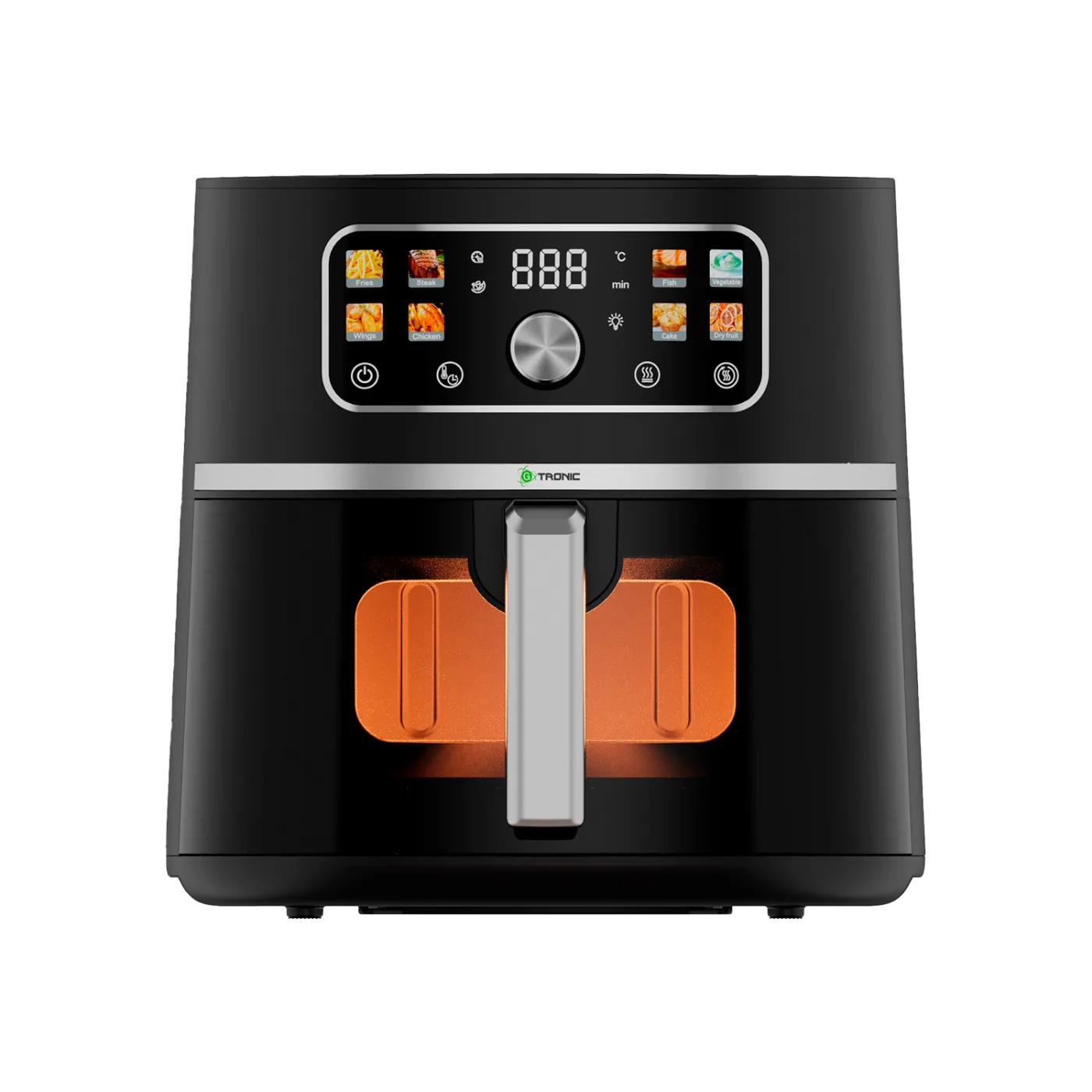 FREIDORA DE AIRE GTRONIC TURBOCRISP PRO DE 6.5L