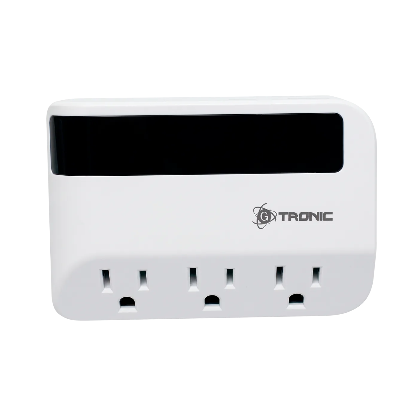 PROTECTOR DE VOLTAJE GTRONIC 120V 15A CON PANTALLA Y USB/TIPO C