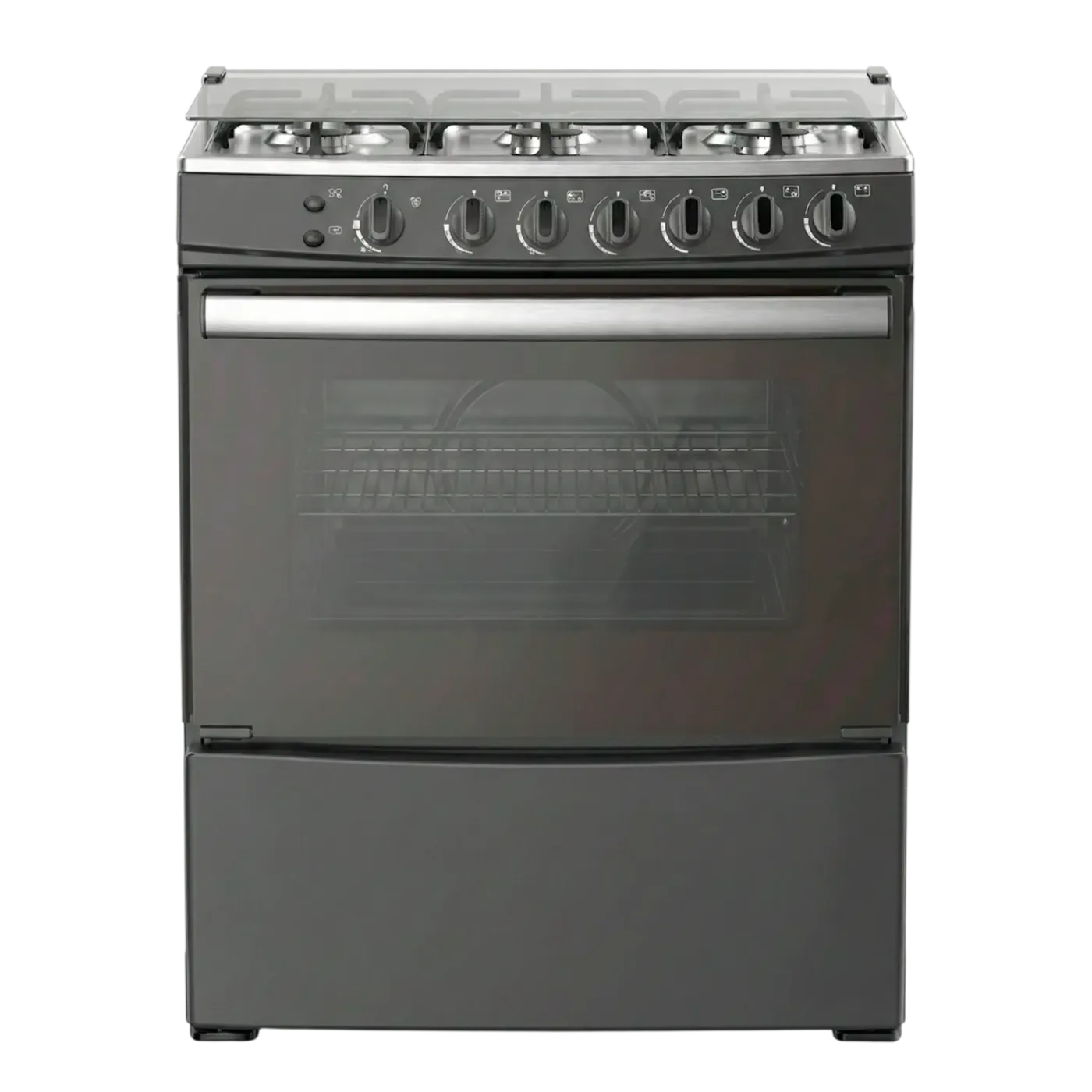 GTRONIC COCINA A GAS 30P EN FULL BLACK