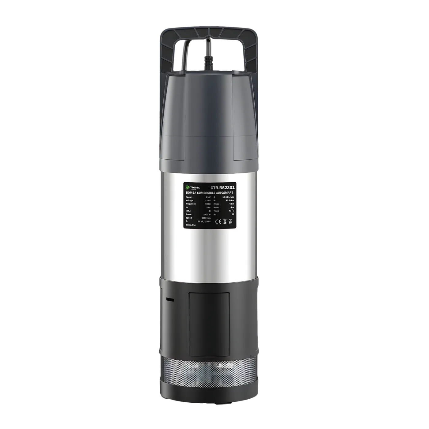 BOMBA SUMERGIBLE GTRONIC HONOR AUTOSMART 1.5HP