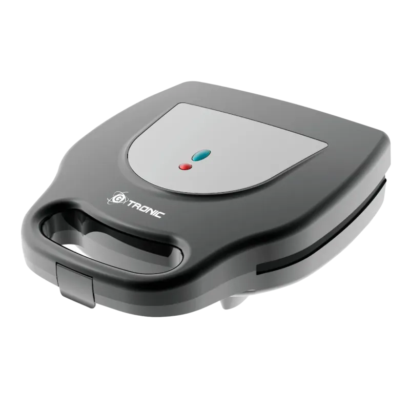 AREPERA GTRONIC 6 AREPAS 1400W ACERO INOXIDABLE Y NEGRO