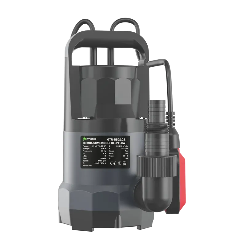 BOMBA DE ACHIQUE GTRONIC DRAINPRO 0.5HP