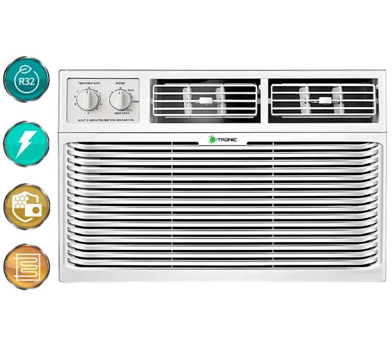 AIRE DE VENTANA DE 12.000 BTU 220V CONTROL MANUAL