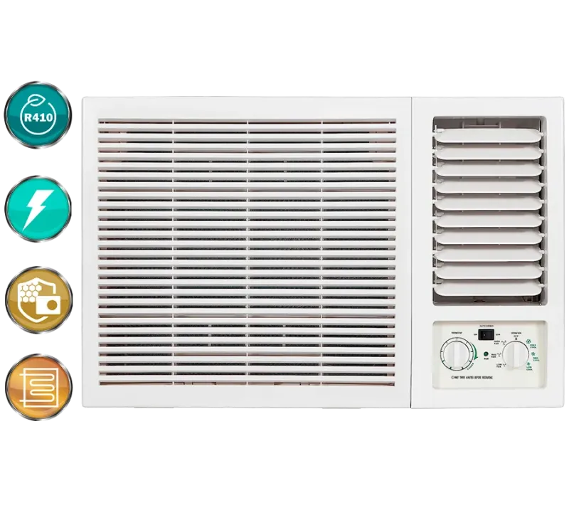 AIRE DE VENTANA DE 24.000 BTU 220V CONTROL MANUAL