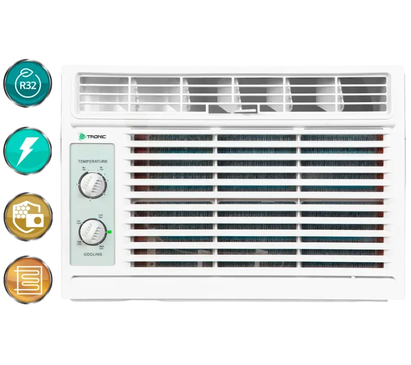 AIRE DE VENTANA DE 5.000 BTU 110V CONTROL MANUAL